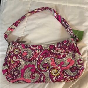 Vera Bradley Paisley meets plaid Cassidy Bag